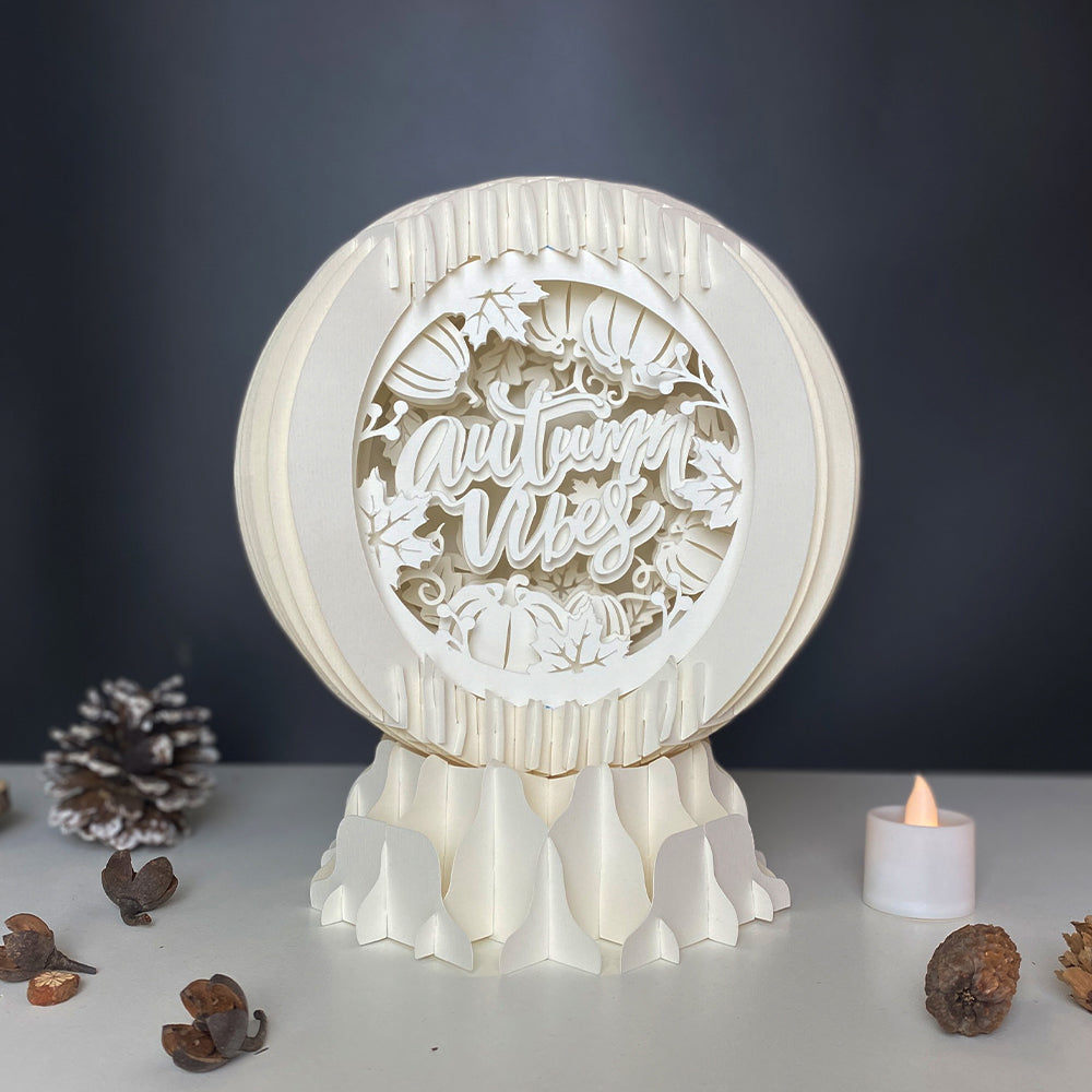 Autumn – 3D Pop-Up Card SVG File for Cricut & Silhouette