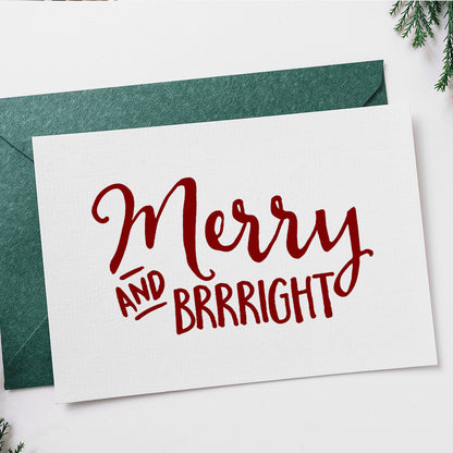 Merry and Bright - Christmas Cricut File - VEKTOR KRAFT