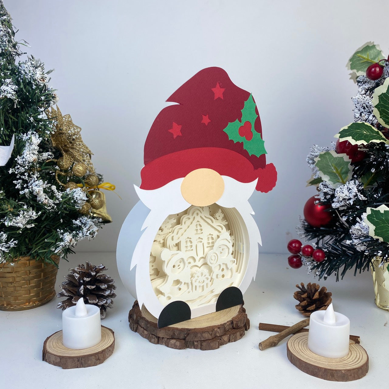 Christmas Snowman 2 – 3D Box SVG File for Cricut & Silhouette