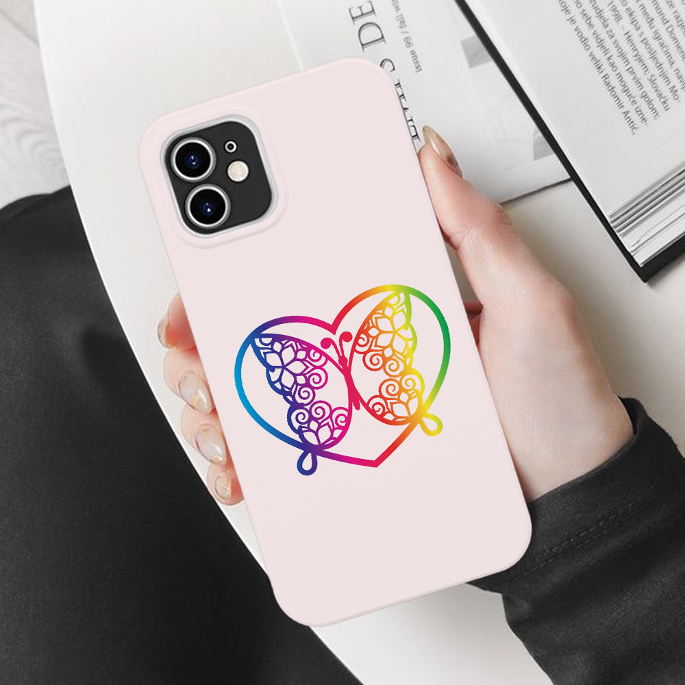 Heart Butterfly Spectrum Stickers - Cricut File - VEKTOR KRAFT