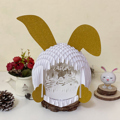 Easter 4 – 3D Pop-Up Card SVG File for Cricut & Silhouette