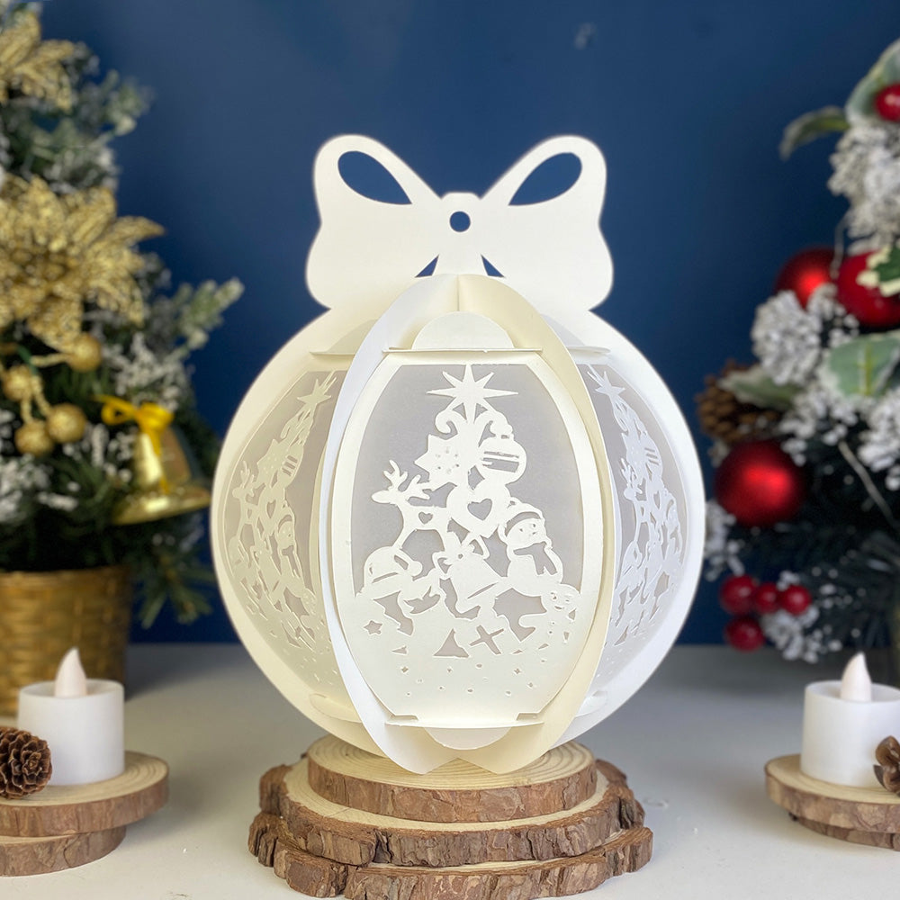 Xmas – 3D Lantern SVG File for Cricut & Silhouette