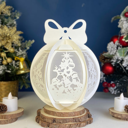 Xmas – 3D Lantern SVG File for Cricut & Silhouette
