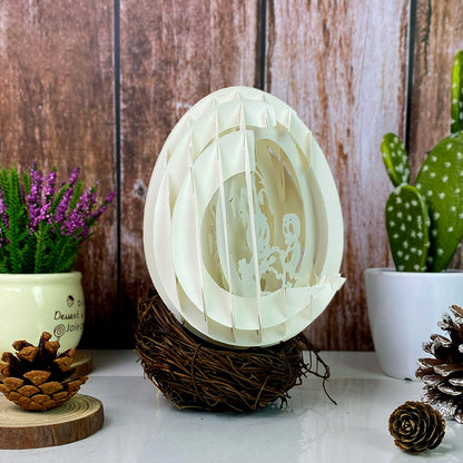 Easter Bunny 1 – 3D Pop-Up Card SVG File for Cricut & Silhouette