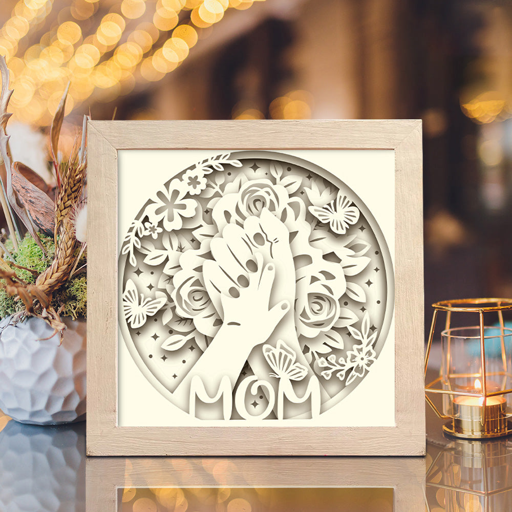 Mother's Day 7 – 3D Shadow Box SVG File for Cricut & Silhouette