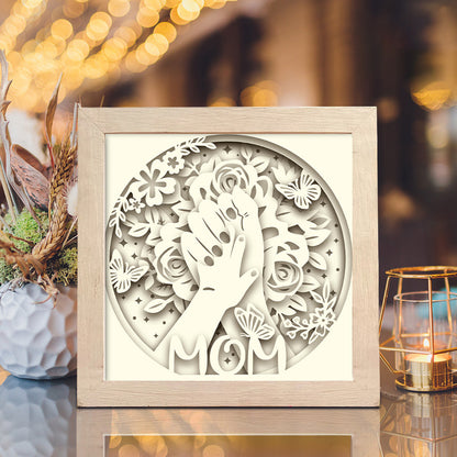 Mother's Day 7 – 3D Shadow Box SVG File for Cricut & Silhouette