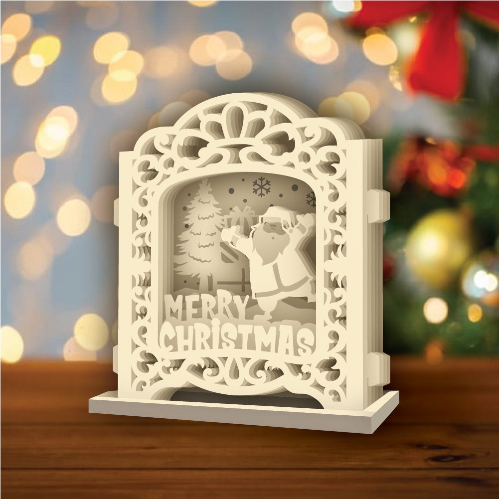 Christmas 8 – 3D Pop-Up Card SVG File for Cricut & Silhouette