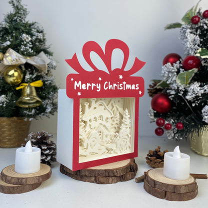 Christmas Gnome 4 – 3D Box SVG File for Cricut & Silhouette
