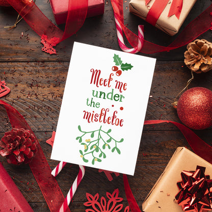 Meet Me Under The Mistletoe - Christmas Cricut File - VEKTOR KRAFT