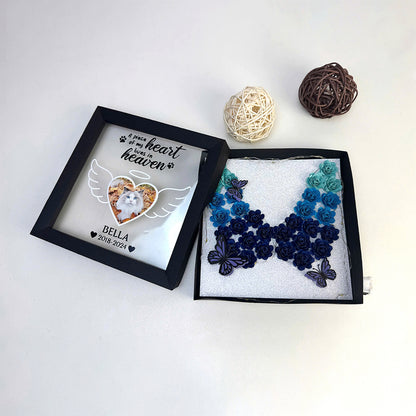 Custom Wings Pet Memorial – 3D Shadow Box SVG File for Cricut & Silhouette