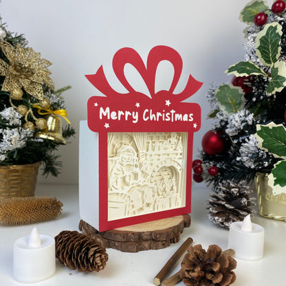 Santa – 3D Box SVG File for Cricut & Silhouette