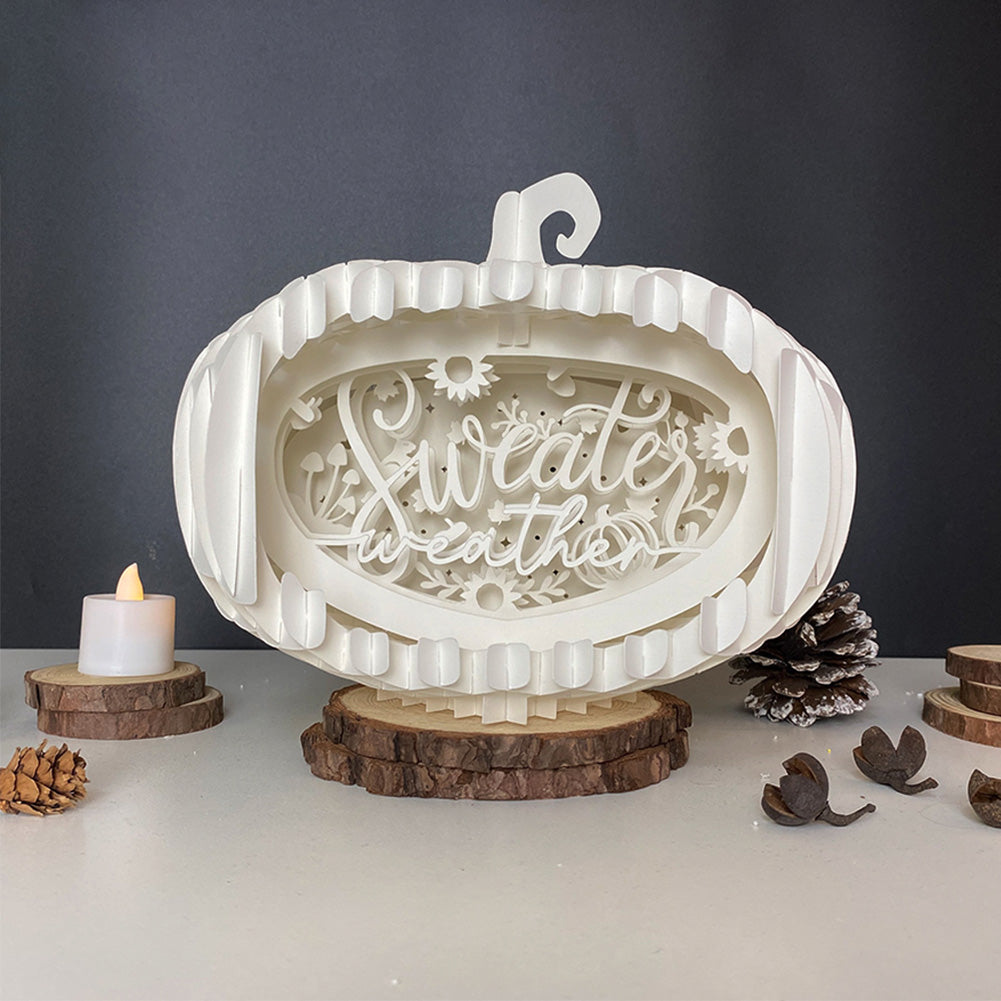 Autumn 2 – 3D Pop-Up Card SVG File for Cricut & Silhouette