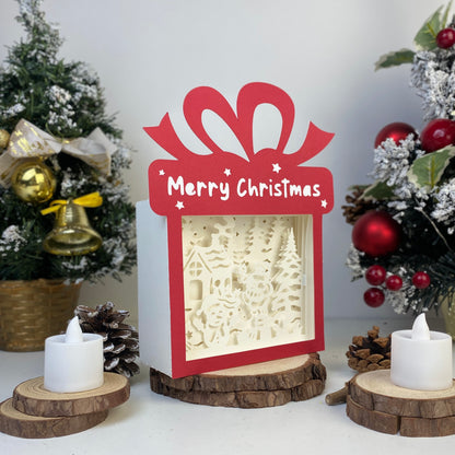 Christmas Snowman – 3D Box SVG File for Cricut & Silhouette