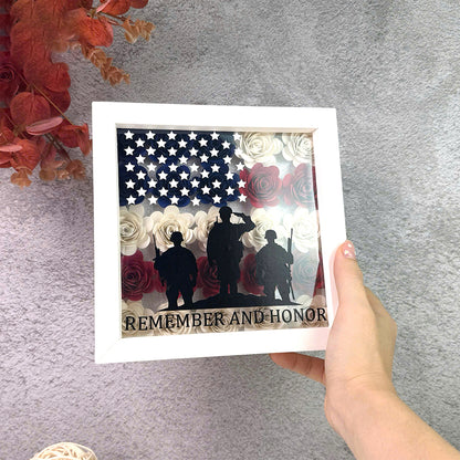 Memorial Day – 3D Shadow Box SVG File for Cricut & Silhouette