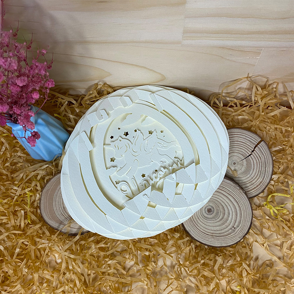 Unicorn – 3D Pop-Up Card SVG File for Cricut & Silhouette