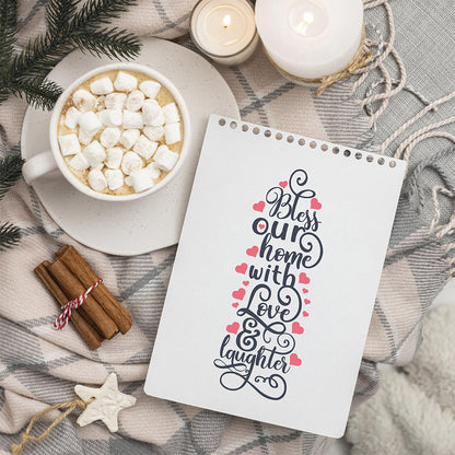 Bless Our Home With Love – 3D Lightbox SVG File for Cricut & Silhouette