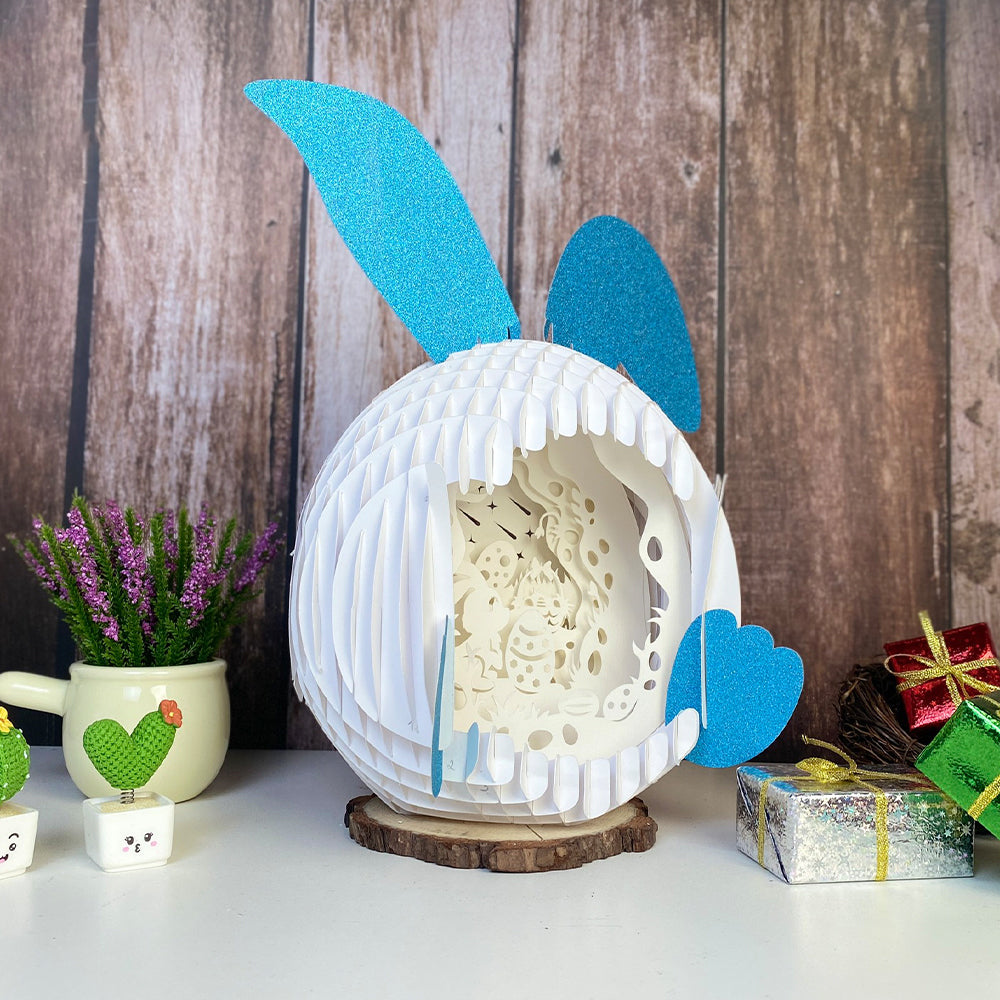Easter Bunny – 3D Pop-Up Card SVG File for Cricut & Silhouette