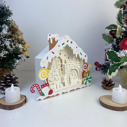 Fireplace – 3D Box SVG File for Cricut & Silhouette