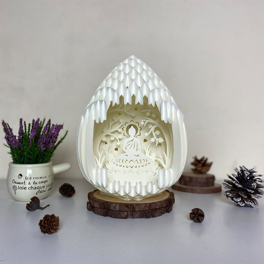 Buddha 3 – 3D Pop-Up Card SVG File for Cricut & Silhouette