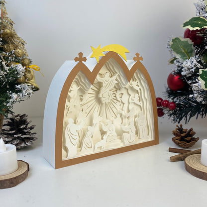 Jesus 1 – 3D Box SVG File for Cricut & Silhouette