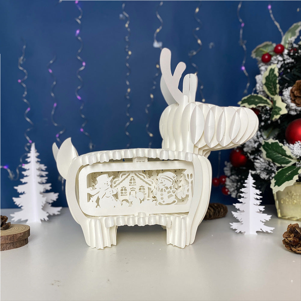 Snowman – 3D Pop-Up Card SVG File for Cricut & Silhouette