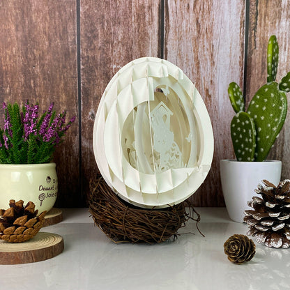 Happy Easter 2 – 3D Pop-Up Card SVG File for Cricut & Silhouette