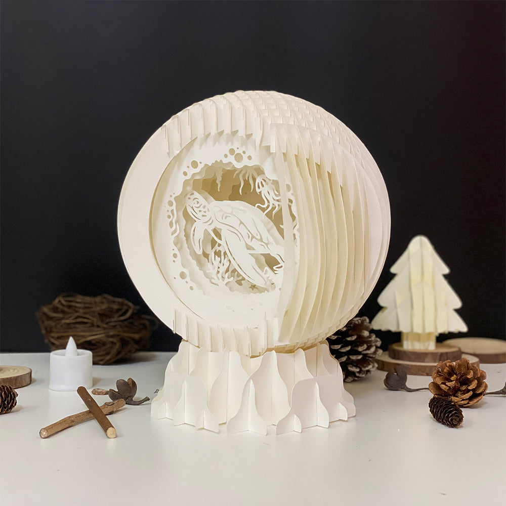 Turtle – 3D Pop-Up Card SVG File for Cricut & Silhouette