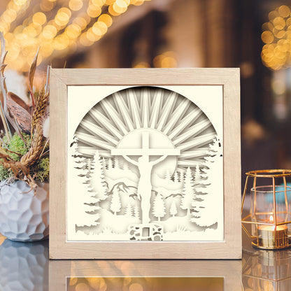 Jesus 9 – 3D Shadow Box SVG File for Cricut & Silhouette