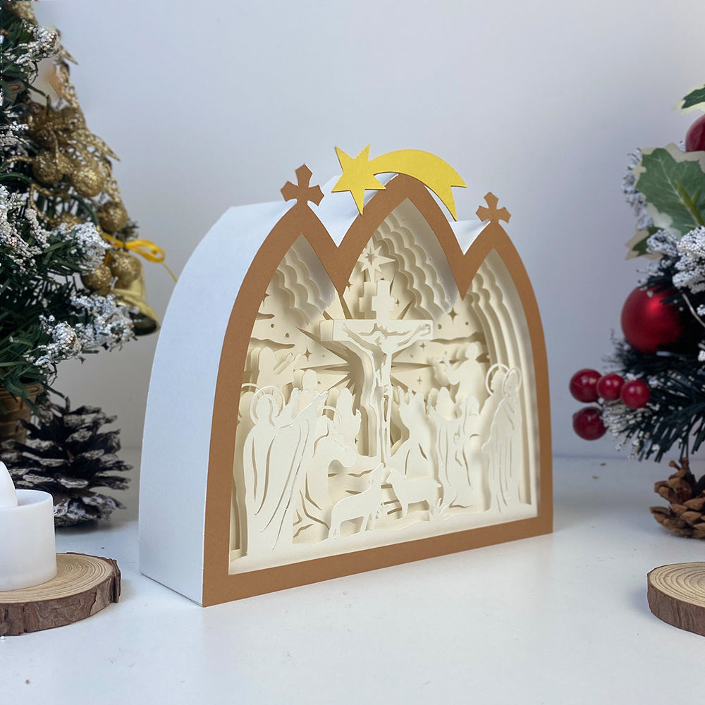 Jesus 2 – 3D Box SVG File for Cricut & Silhouette