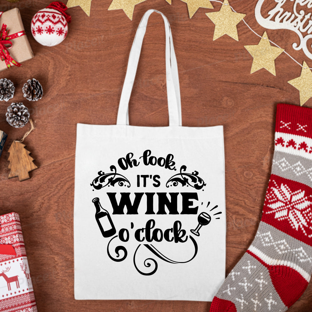 Oh Look It's Wine O'Clock - Cricut File - VEKTOR KRAFT