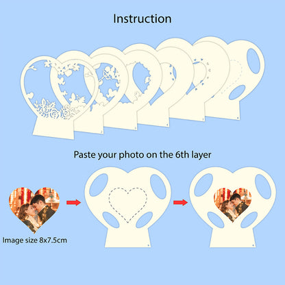 Love 3 – 3D Custom Heart Box  File - Cricut File - VEKTOR KRAFT