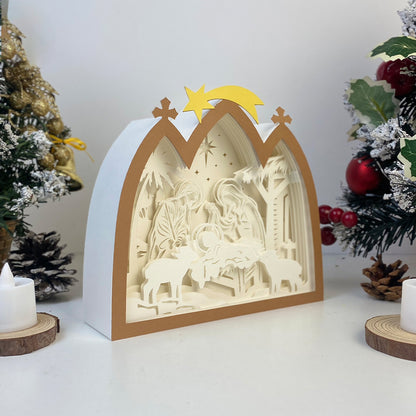 Jesus 3 – 3D Box SVG File for Cricut & Silhouette