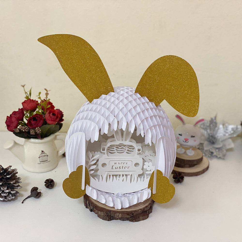 Easter Truck – 3D Pop-Up Card SVG File for Cricut & Silhouette