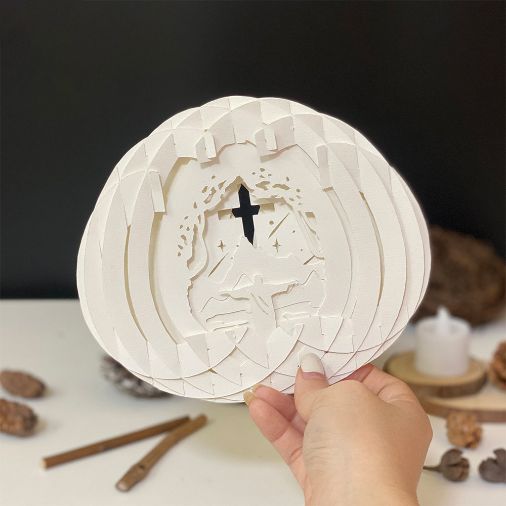 Jesus 1 – 3D Pop-Up Card SVG File for Cricut & Silhouette