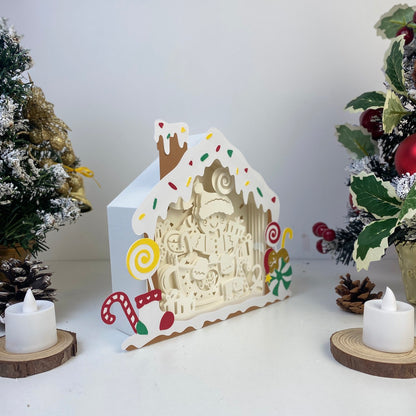 Gingerbread – 3D Box SVG File for Cricut & Silhouette