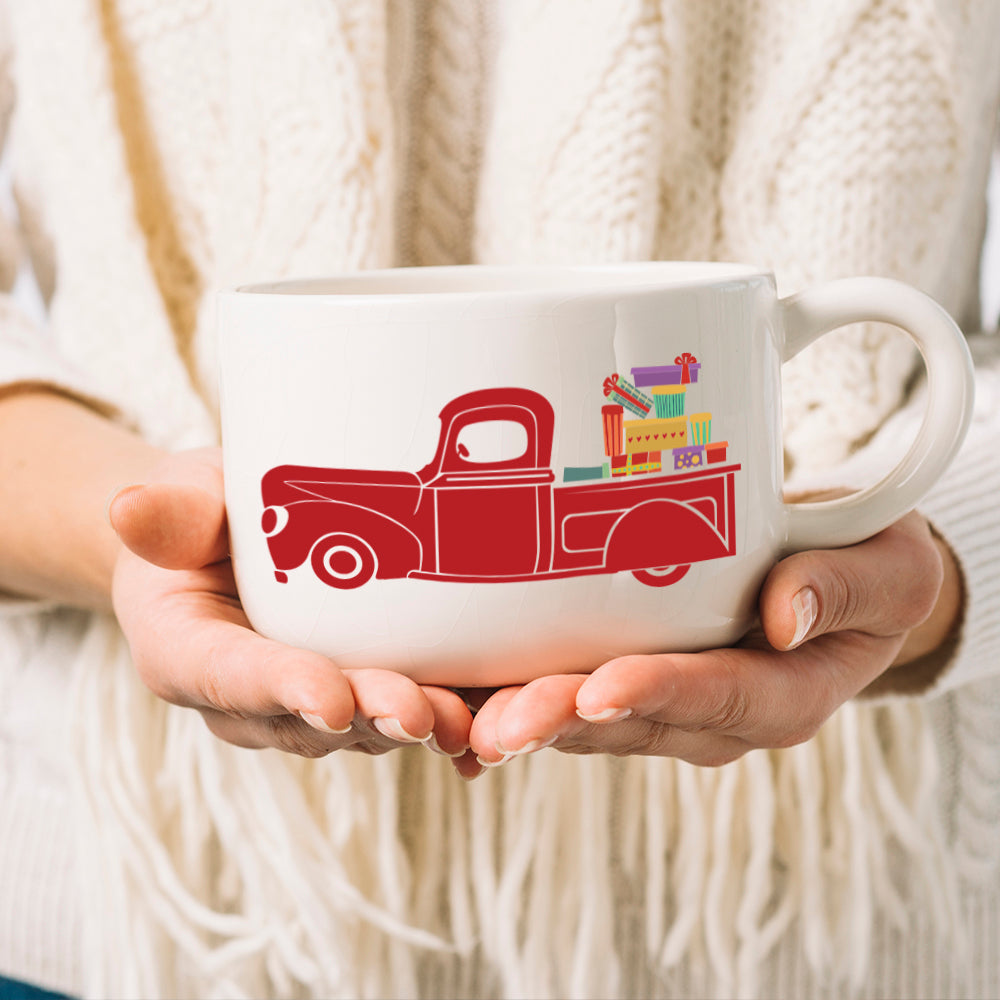 Christmas Truck 4 - Christmas Cricut File - VEKTOR KRAFT