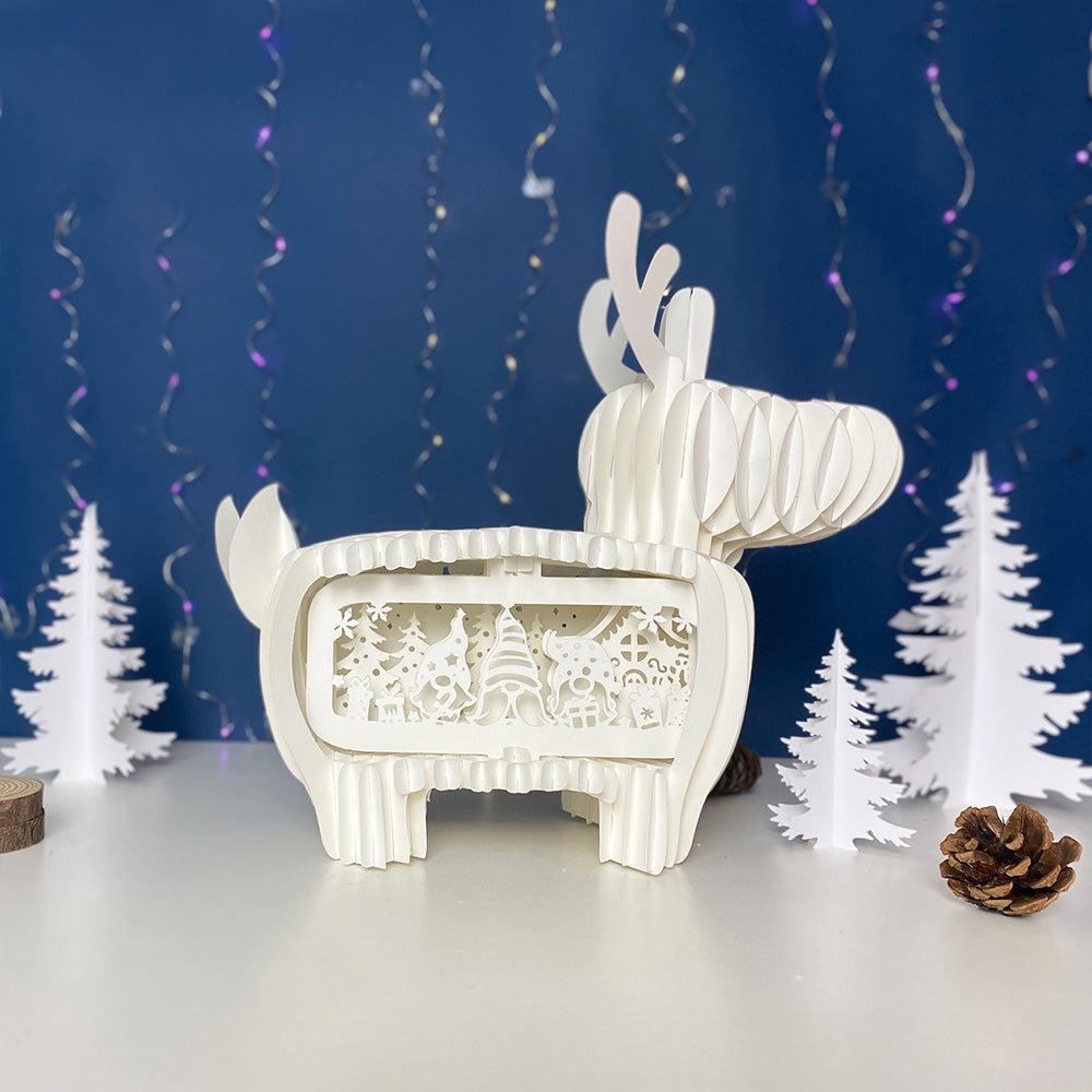 Gnome – 3D Pop-Up Card SVG File for Cricut & Silhouette