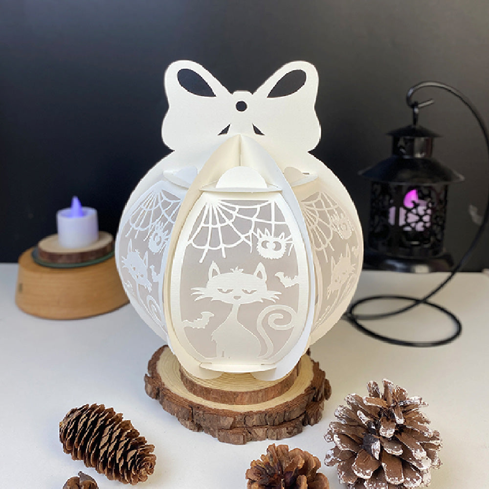 Cat – 3D Lantern SVG File for Cricut & Silhouette