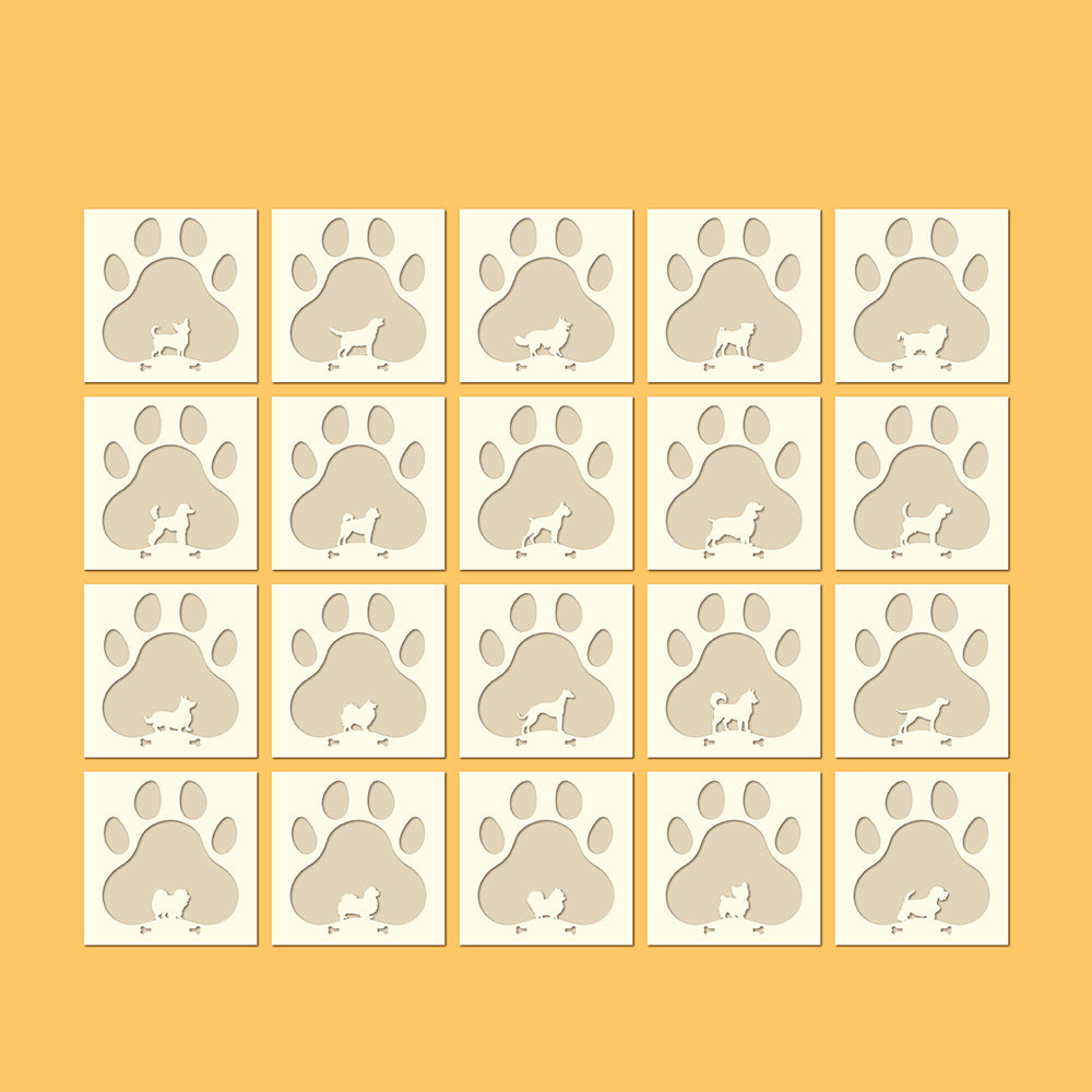 Dog Bundle – 3D Shadow Box SVG File for Cricut & Silhouette
