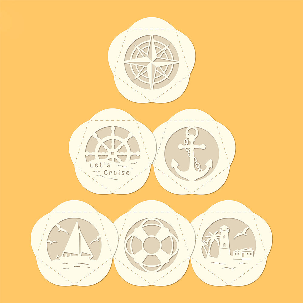 Nautical Icon – 3D Lantern SVG File for Cricut & Silhouette