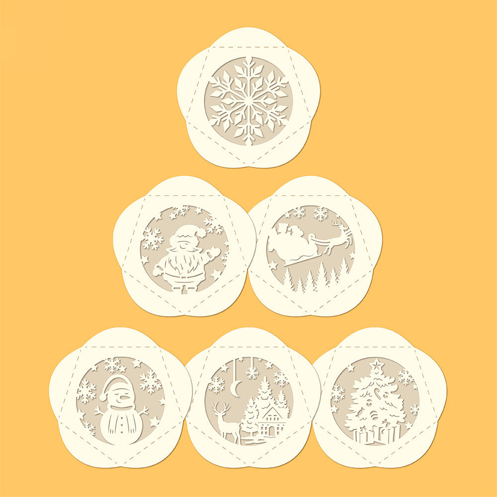 Merry Chrismas – 3D Lantern SVG File for Cricut & Silhouette
