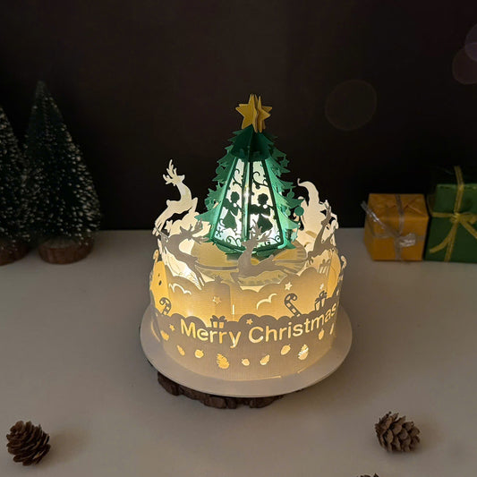 Christmas - 3D Dome 2 Lantern File - Cricut File  - VEKTOR KRAFT