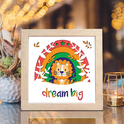 Dream Big – 3D Shadow Box SVG File for Cricut & Silhouette