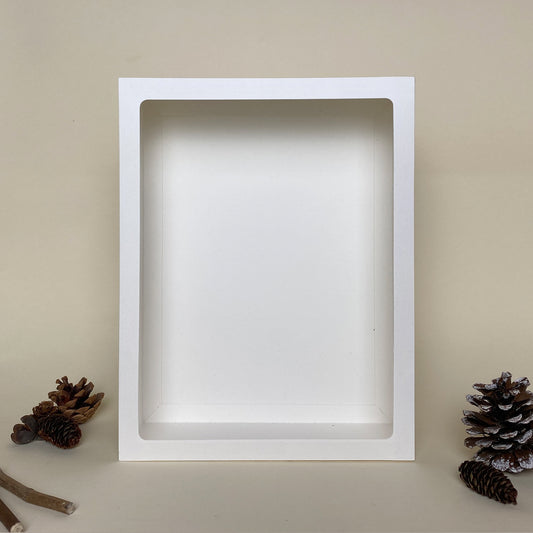 Paper cut light box frame template - Cricut File - 8x10 inches - VEKTOR KRAFT