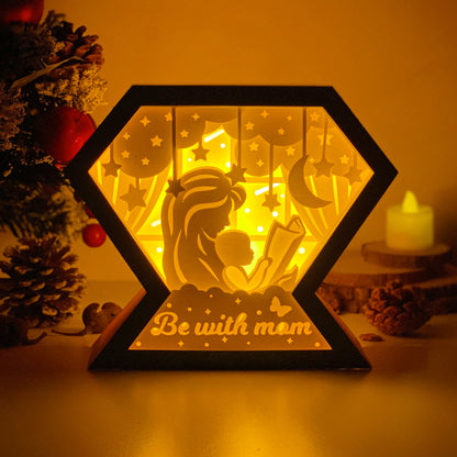 Mother's Day 4 – 3D Diamond Box  File - Cricut File - VEKTOR KRAFT