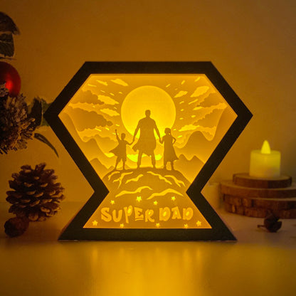 Father's Day 1 – 3D Diamond Box  File - Cricut File - VEKTOR KRAFT