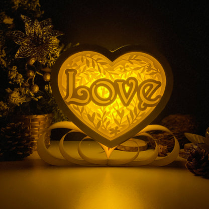 Love – 3D Heart Box 1 File - Cricut File - VEKTOR KRAFT