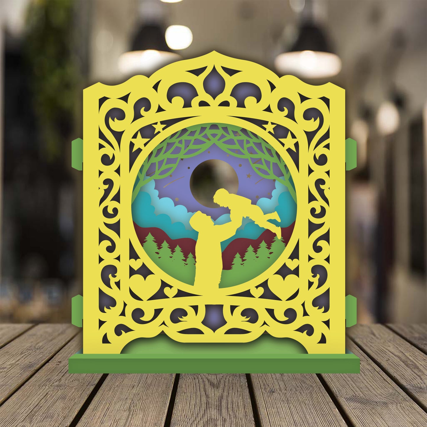 Father's Day – 3D Pop-Up Card SVG File for Cricut & Silhouette