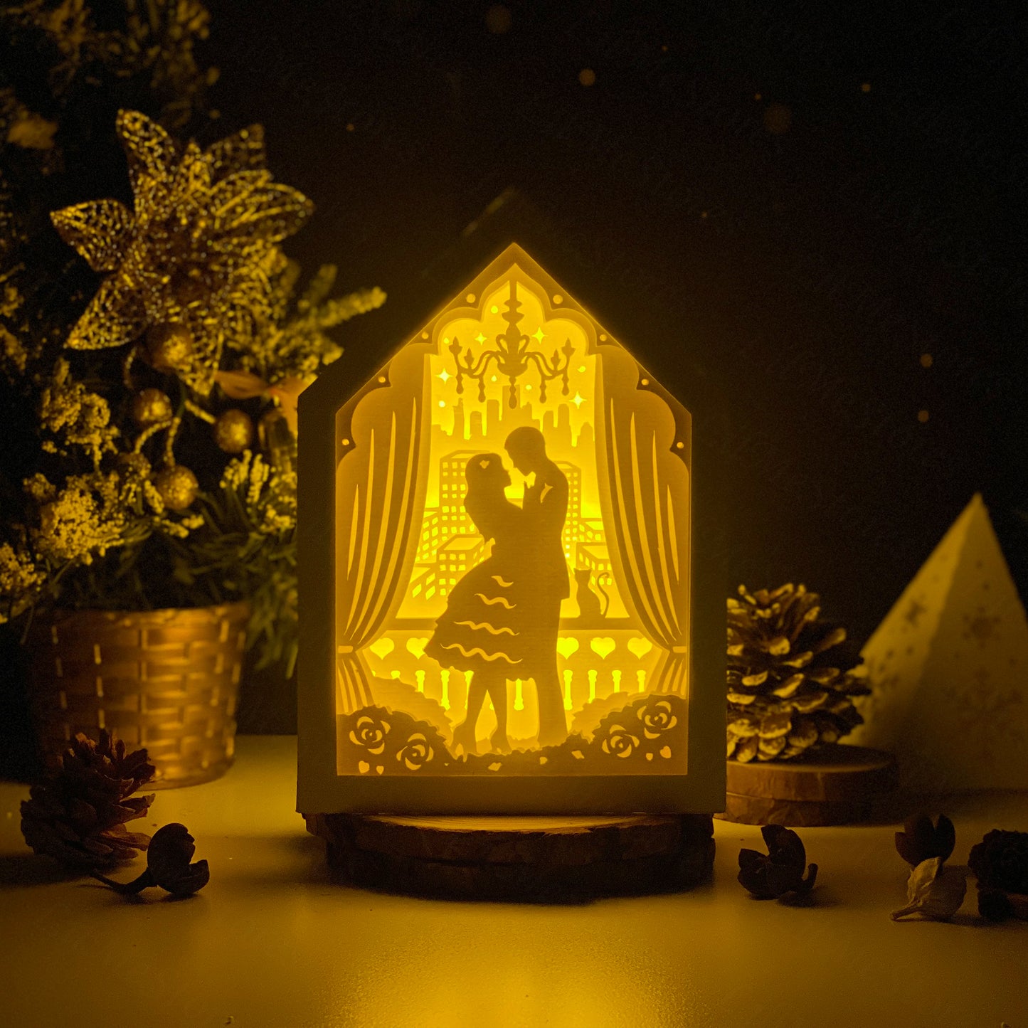Love 2 – 3D Box SVG File for Cricut & Silhouette