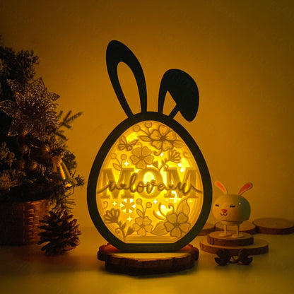 Mother's Day – 3D Bunny Box 3 File - Cricut File - VEKTOR KRAFT
